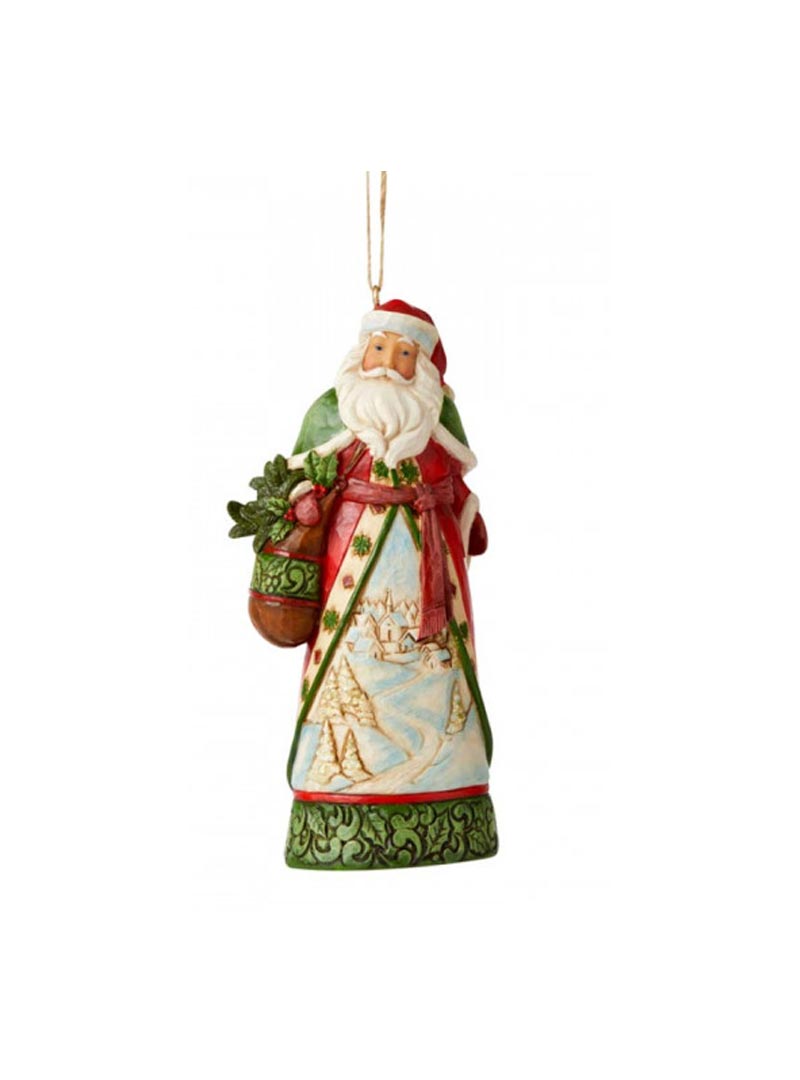 Babbo Natale vestito innevato