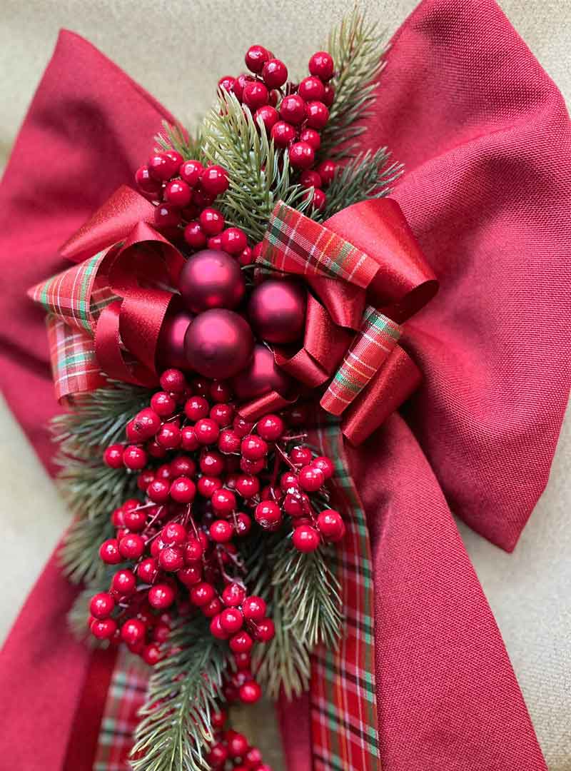 Fiocco Natale Bacche