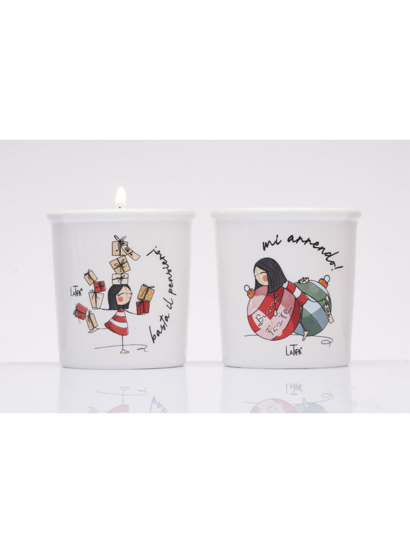 Set candele Natale La Tipa