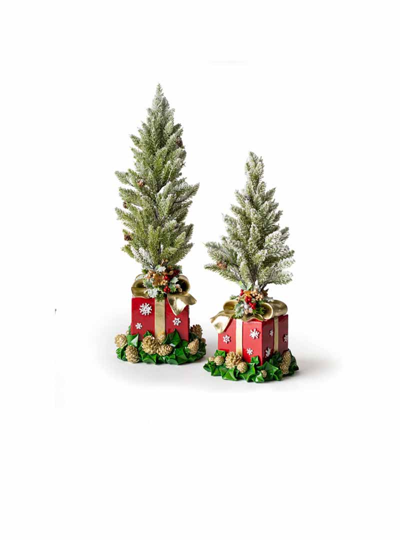 Albero con pacco regalo