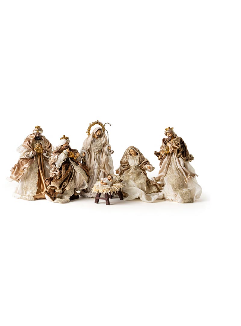 Presepe 6 pz Fiori di Lena